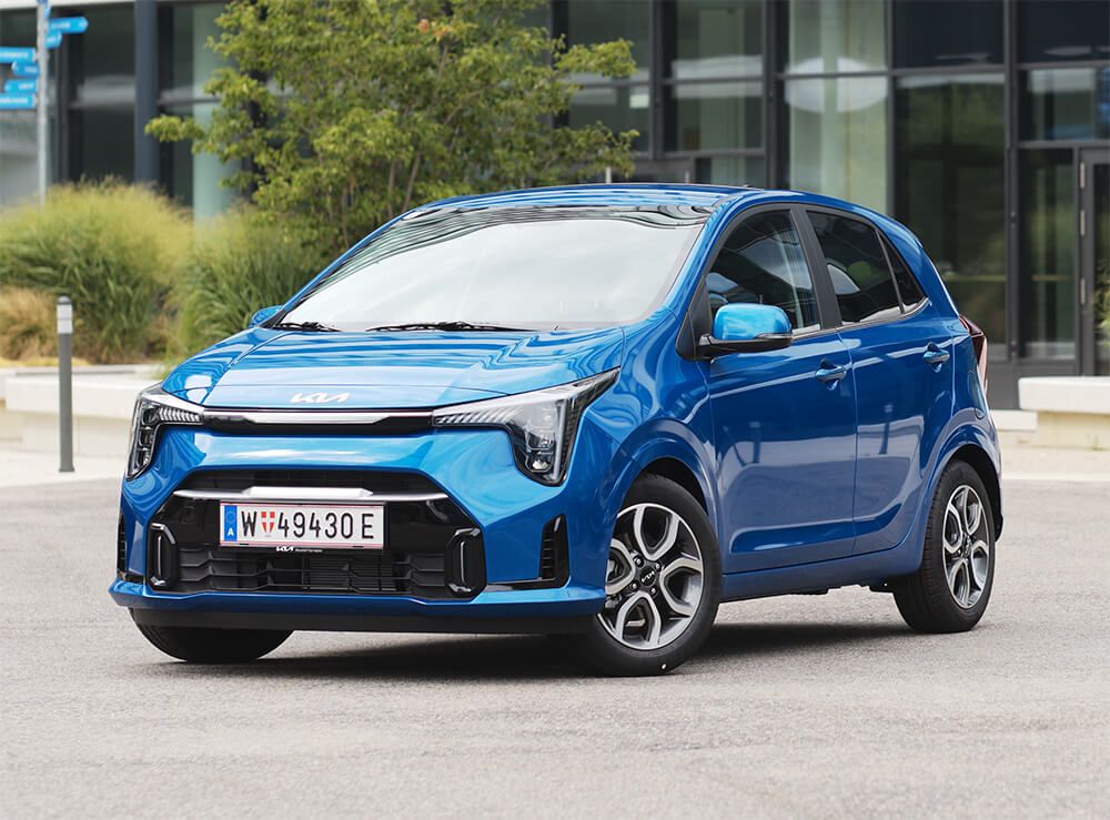 Kia Picanto in der Farbe Sporty Blue